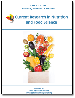 Current Research In Nutrition And Food Science Journal International Research Journal Of Food And Nutrition