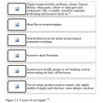 Figure 2.4: Causes of sore nipple 56