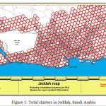 Figure 1: Total clusters in Jeddah, Saudi Arabia