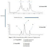 Figure-1  Effect of saponification on HPLC Analysis of  Paprika extract