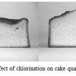 Effect of chlorination on cake quality