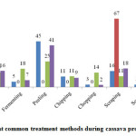 Figure 12: Most common treatment methods during cassava processing
