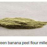 Figure 3 – Green banana peel flour milled and sieved
