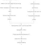 Figure 1. Flow chart for Whey based Papaya RTS beverage preparation