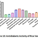 Figure 10: Antidiabetic Activity of Rice Varieties