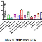 Figure 9: Total Proteins in Rice