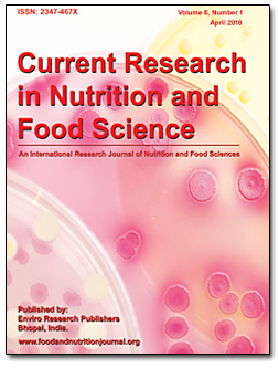 Current Research in Nutrition and Food Science Journal ...